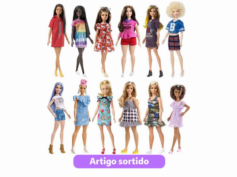 Boneca Barbie Fashionista Modelos Sortidos