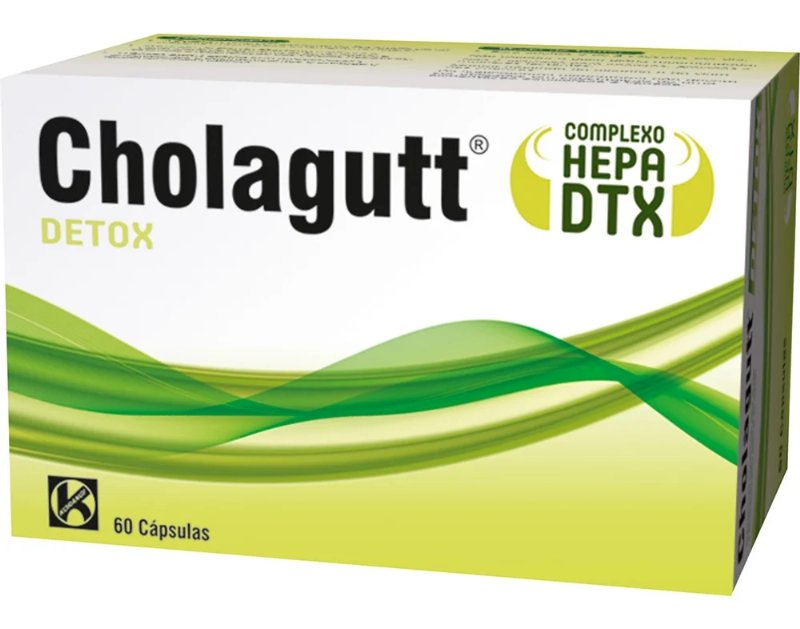 Suplemento Cholagutt Detox Hepa Dtx 60 Capsulas