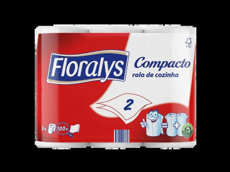 Floralys Rolo De Cozinha 2 Folhas