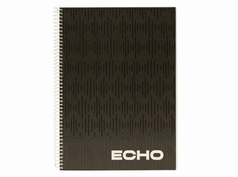 Caderno Espiral A5 Pautado Ancor Preto 13X17.1X22Cm
