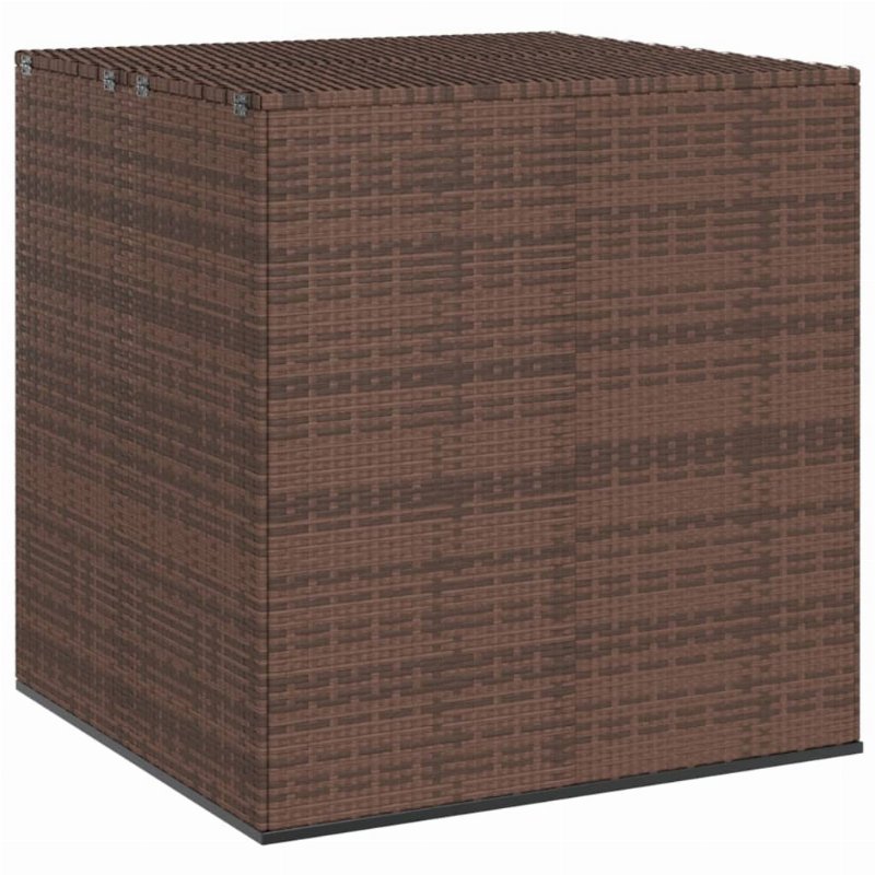 Hkh Caixa Para Almofadões De Jardim 100X97, Vime Pe Castanho - Marrom