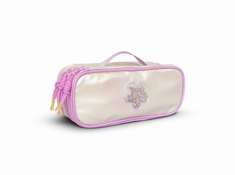 Estojo Triplo Firmo Eco Candy Bloom 9X22X9Cm