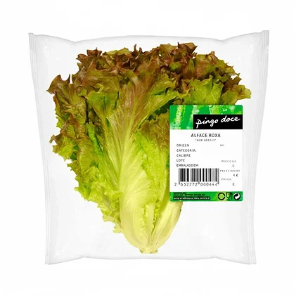 Alface Roxa Embalada Pingo Doce 0.15Kg