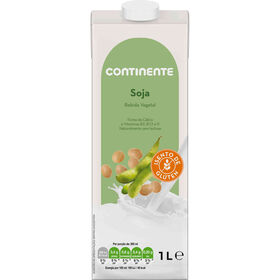 Bebida Vegetal De Soja Continente 1 Lt