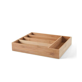Tabuleiro Para Talheres Bambu Kasa