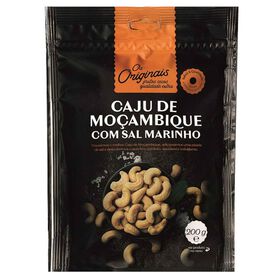 Caju De Moçambique Com Sal Marinho Os Originais 200 gr