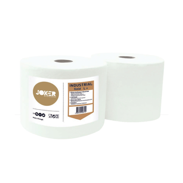 Rolo De Papel Multiusos Industrial Pack 2X400M Joker