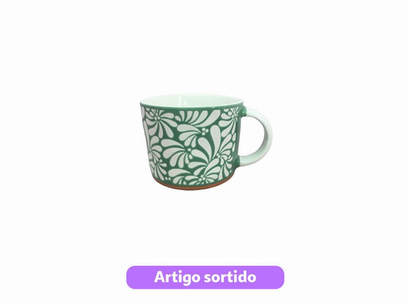 Caneca Grés Actuel Ø13.5Cm 36 cl Cores Sortidas
