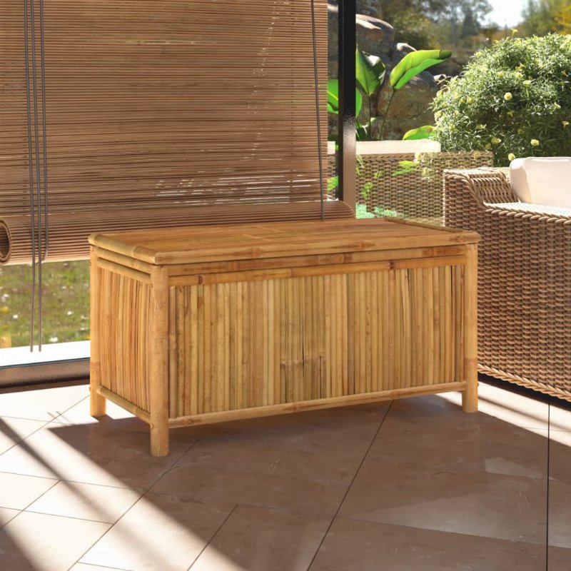 Hkh Caixa De Arrumação Para Jardim Bambu - Marrom