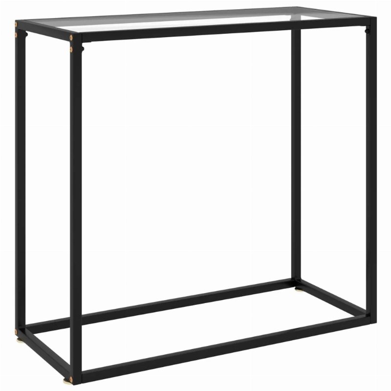 Hkh Mesa De Apoio Vidro Temperado Transparente