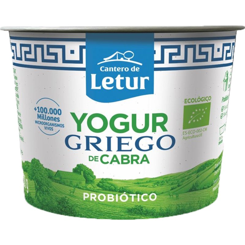 Iogurte Grego Natural De Cabra Com Leite Biológico Pack 2 125 g