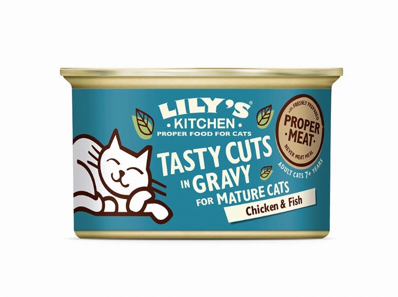 Comida Húmida Para Gato Lily's Kitchen Sénior Frango / Peixe 85 g