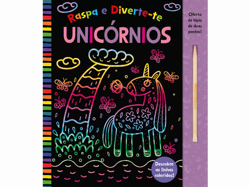Livro Raspa E Diverte-Te: Unicórnios Elizabeth Golding