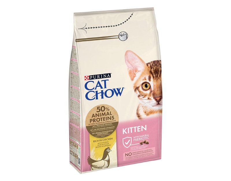 Ração Para Gatinhos Cat Chow Com Frango 1.5 kg
