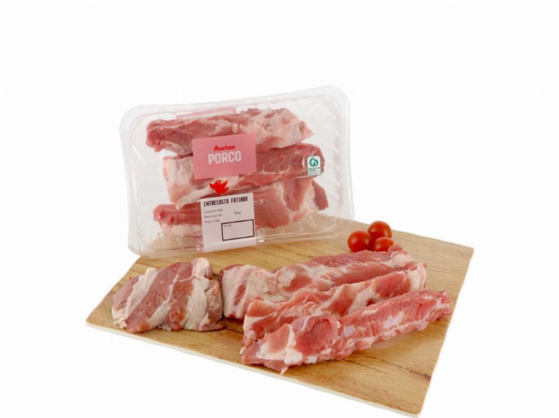 Entrecosto De Porco Fatiado Auchan Kg