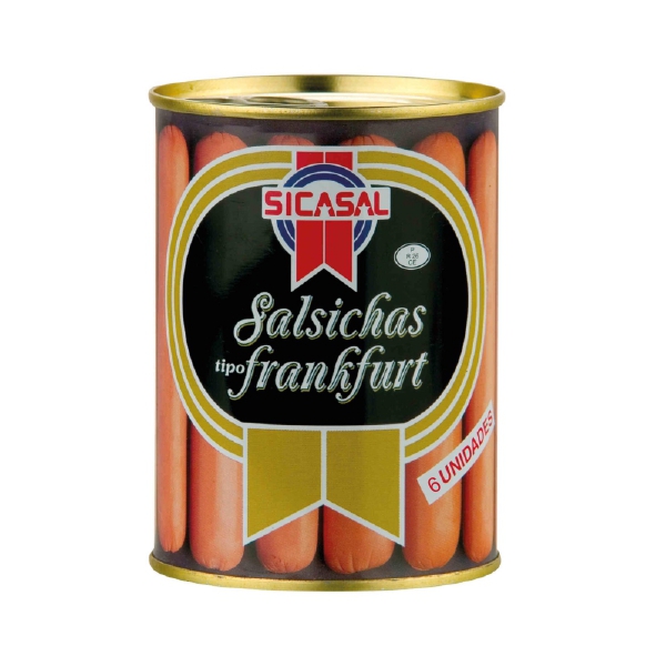 Salsicha 6Un Lata 250 g Sicasal