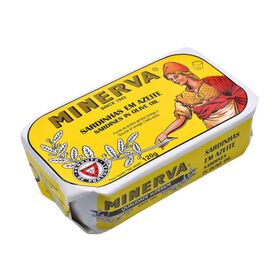 Sardinha Inteira Em Azeite Minerva 120 gr (Peso Escorrido 85 gr)