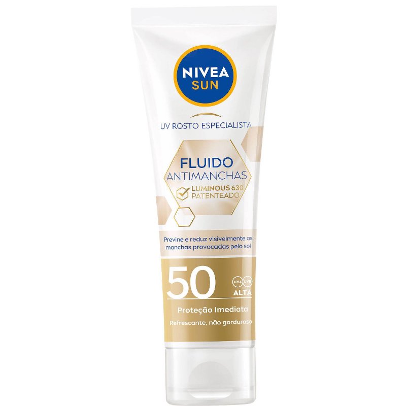 Protetor Solar Rosto Luminous Fps50 Sun 40 ml Nivea