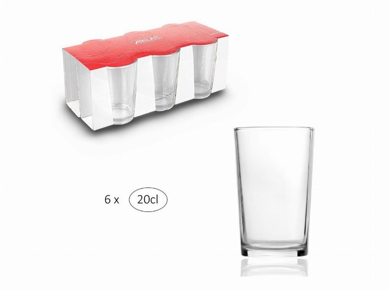 Conjunto 6 Copos Anilar 20 cl