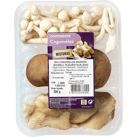 Mix Cogumelos Marron, Shimaje E Pleurothus Frescos Continente 200 gr