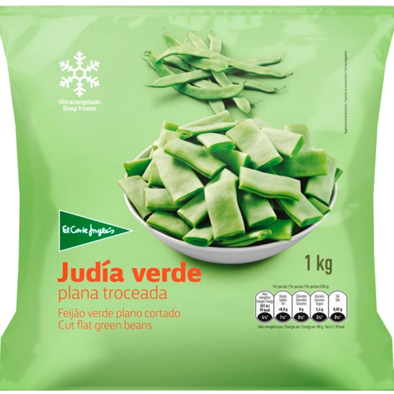 Feijão Verde Plano Cortado 1 kg