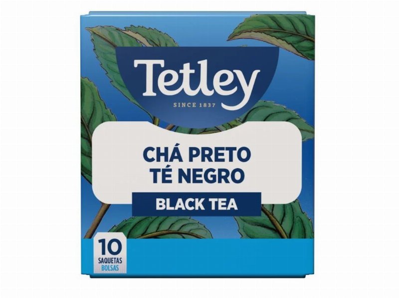 Chá Tetley Preto 10 Saquetas