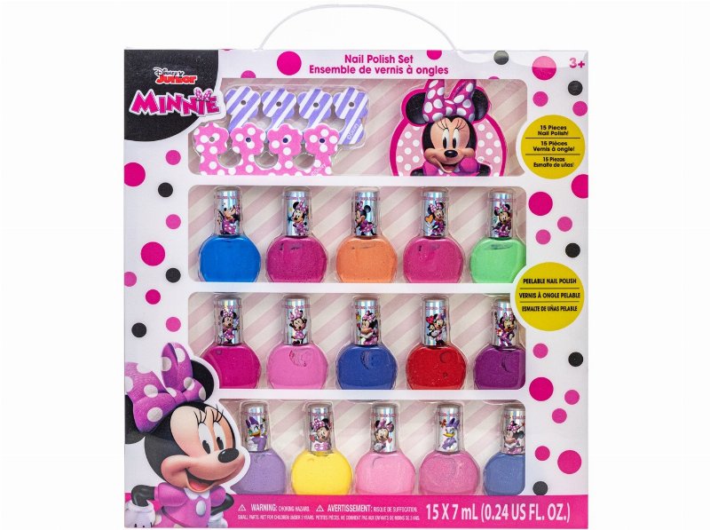 Conjunto De Vernizes Unhas Minnie 18 Peças