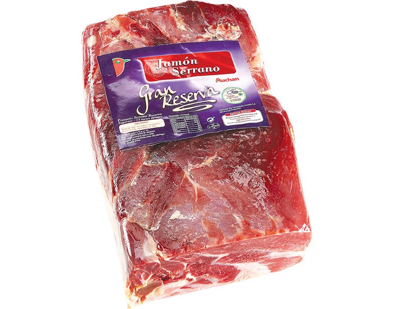 Centro Presunto Serrano Auchan Grande Reserva Sem Osso 15 Meses De Cura Kg