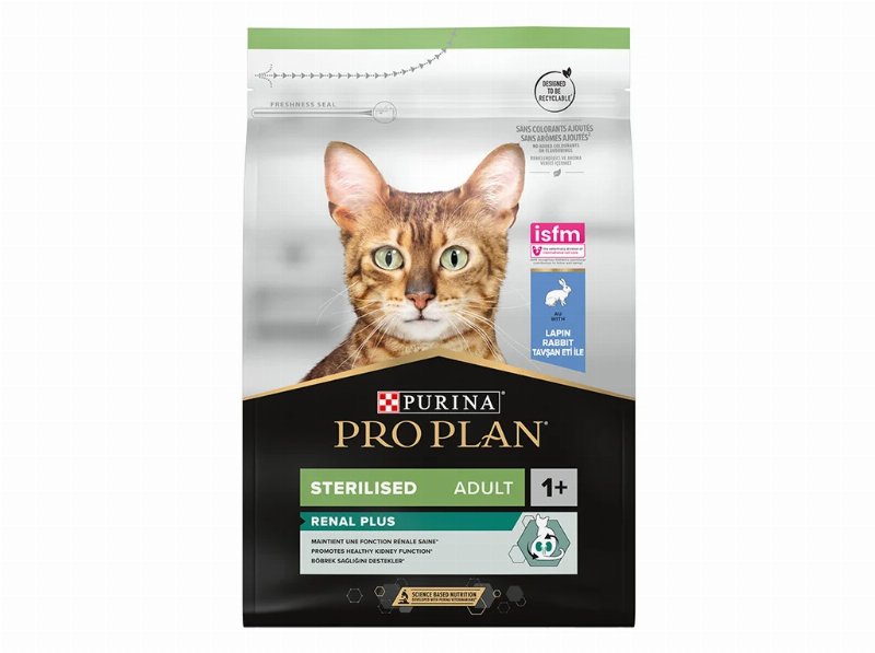 Ração Gato Pro Plan Esterilizado Coelho 3 kg