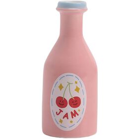 Jarra Garrafa Com Cerejas Rosa Kasa