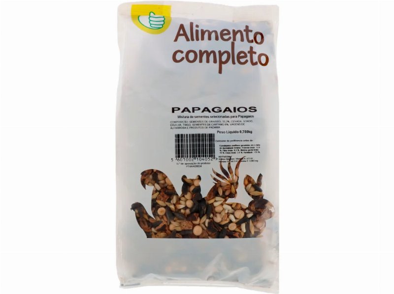 Comida Para Papagaios Polegar Mistura De Sementes 750 g
