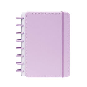 Caderno Smart Com Elástico Espiral A5 Pautado Lilás Talia