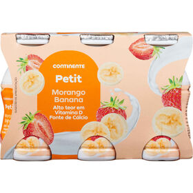 Iogurte Líquido Petit Morango E Banana Infantil Continente 600 gr (6 Un)