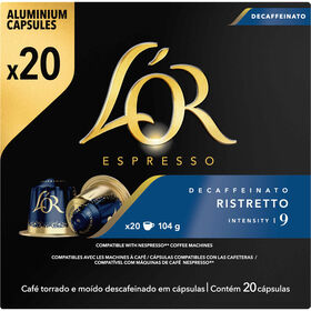 Cápsulas De Café Decafeinado L'or 20 Caps