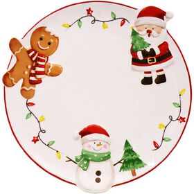 Prato Bolo Figuras De Natal Kasa