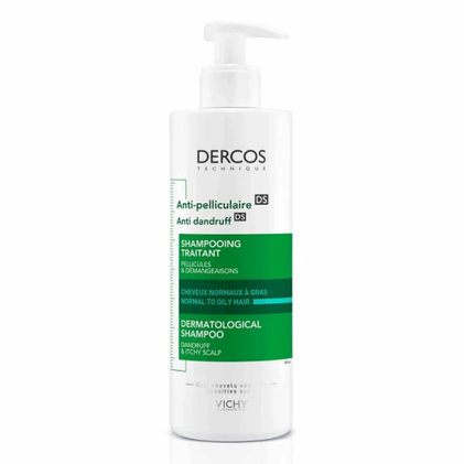Champô Anticaspa Para Cabelos Oleosos Vichy Dercos 0.39L