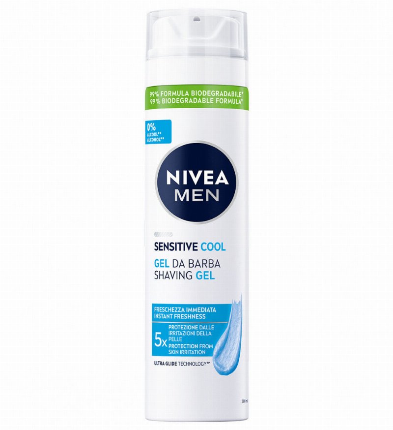 Gel De Banho Sensitive Cool Nivea Men 0.2L