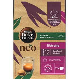 Cápsulas De Café Ristretto Int 12 Nescafé Dolce Gusto Neo 12 Un