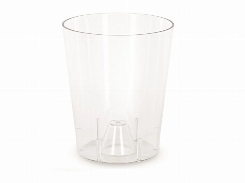 Vaso Para Orquidea In&Out Transparente 14X16Cm