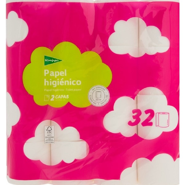 Papel Higiénico 2 Capas 32 unidades