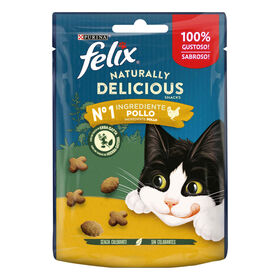 Snack Para Gato Naturally Delicious Frango Purina Felix 50 g