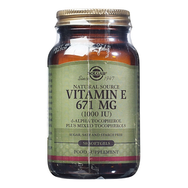 Vitamin E 671 Mg 1000Iu 50 cápsulas