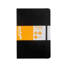 Caderno Agrafado Com Elástico A5 Pautado Note!