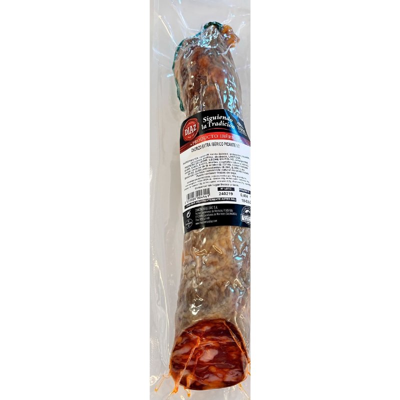 Chouriço Extras Cular Ibérico Picante Peso Aproximado