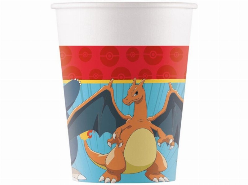 Copos Descartáveis Pokémon Cartão 20 cl 8 Unidades