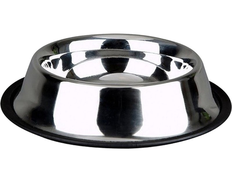 Comedouro Com Antiderrapante Inox 1890 ml 30Cm