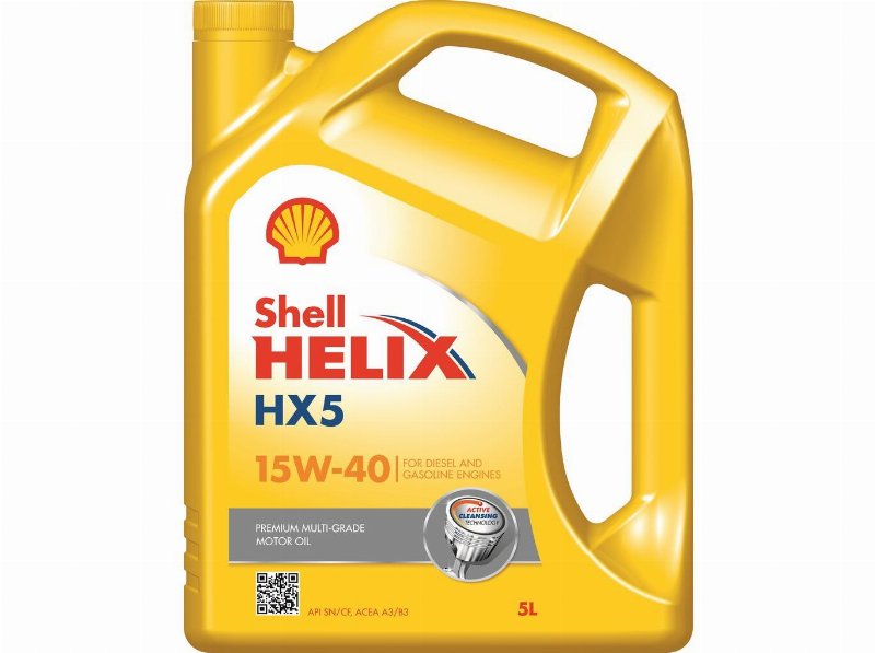 Óleo De Motor Helix Shell Hx5 15W40 Sn A3/B3 5 l
