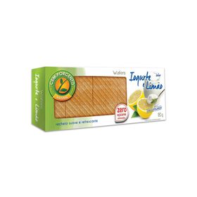 Bolachas Wafer De Iogurte E Limão Cem Porcento 180 gr