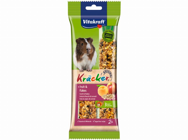 Barritas Para Porquinho Índia Vitakraft Fruta Pack 2 Unidades
