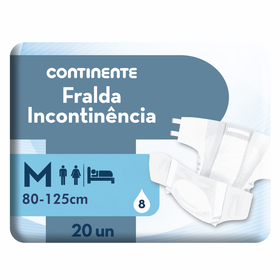 Fraldas Incontinência M Continente 20 Un